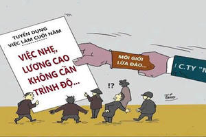 Mức phạt khi quảng cáo, tuyển dụng gian dối để lừa gạt người lao động?