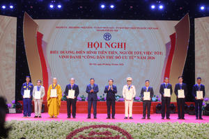 Hà Nội biểu dương điển hình tiên tiến và vinh danh “Công dân Thủ đô ưu tú” năm 2026