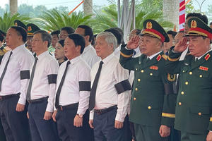 Sáng nay tổ chức Lễ viếng, truy điệu và an táng hài cốt liệt sĩ tại Nghĩa trang Liệt sĩ Quốc gia Vị Xuyên Sáng nay tổ chức Lễ viếng, truy điệu và an táng hài cốt liệt sĩ tại Nghĩa trang Liệt sĩ Quốc gia Vị Xuyên