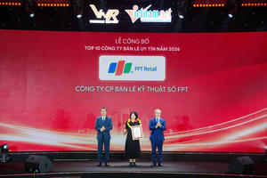 FPT Retail 10 năm liên tiếp góp mặt trong Top 10 Công ty uy tín ngành Bán lẻ