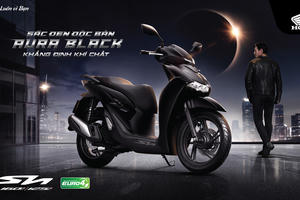 Honda Việt Nam ra mắt SH160i/125i 2027 với sắc đen Aura Black Edition
