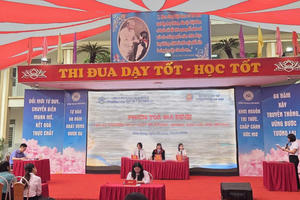 Nâng cao ý thức thượng tôn pháp luật trong học đường thông qua phiên tòa giả định tại trường TH & THCS Nam Dư