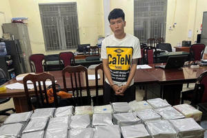 Triệt phá đường dây ma túy xuyên quốc gia, thu giữ 55kg ma túy đá