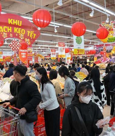 Thị trường ngày 29 Tết: Nguồn cung dồi dào, giá cả ổn định