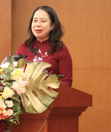 Bà Võ Thị Ánh Xuân tiếp tục được bầu giữ chức Phó Chủ tịch nước