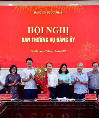 Bộ trưởng Hoàng Thanh Tùng được chỉ định giữ chức Bí thư Đảng ủy Bộ Tư pháp nhiệm kỳ 2025 - 2030
