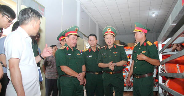 Ban Chỉ đạo Phòng thủ dân sự quốc gia kiểm tra công tác phòng, chống thiên tai tại Cà Mau
