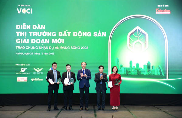 Hai dự án dòng Noble Crystal của Sunshine Group được vinh danh tại chương trình “Dự án đáng sống” 2025 
