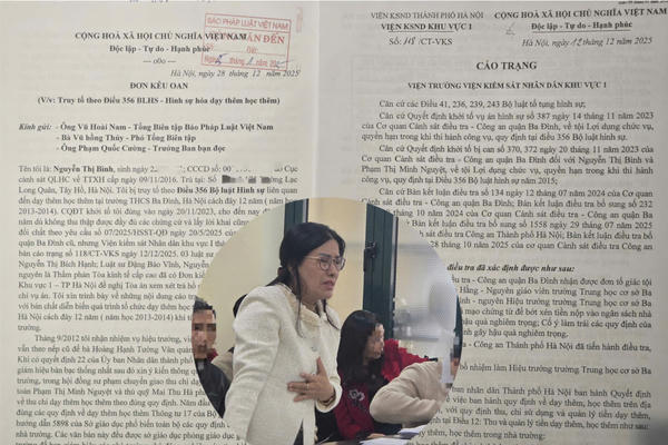 Vụ án liên quan dạy thêm tại Trường THCS Ba Đình (Hà Nội):Hoãn phiên toà , luật sư yêu cầu trả hồ sơ để điều tra bổ sung