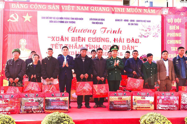 Điện Biên: Lan tỏa nghĩa tình quân – dân, chăm lo Tết cho Nhân dân vùng biên giới