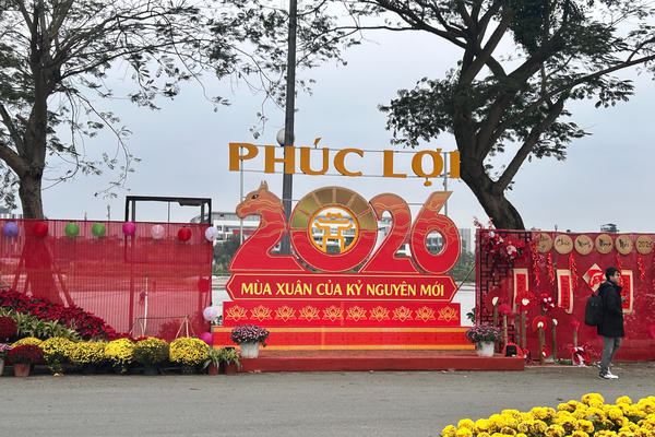 Phố phường Hà Nội rộn ràng đón Tết Nguyên đán