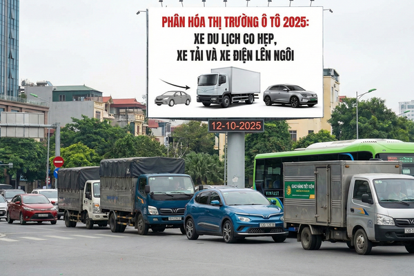 Phân hóa thị trường ô tô 2025: Phân khúc xe du lịch co hẹp, 'ngôi vương' lợi nhuận gọi tên xe tải và xe điện