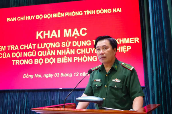 Đại tá Nguyễn Anh Đức ứng cử HĐND tỉnh Đồng Nai: Tâm huyết xây dựng biên giới ổn định, phát triển Đại tá Nguyễn Anh Đức ứng cử HĐND tỉnh Đồng Nai: Tâm huyết xây dựng biên giới ổn định, phát triển