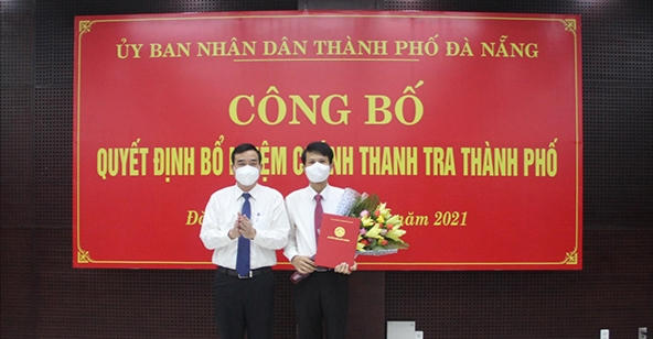 Bổ nhiệm ông Phan Thanh Long làm Chánh Thanh tra TP Đà Nẵng