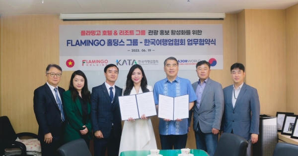 Tập đoàn Flamingo và Hiệp hội các công ty du lịch Hàn Quốc ký thoả thuận hợp tác chiến lược
