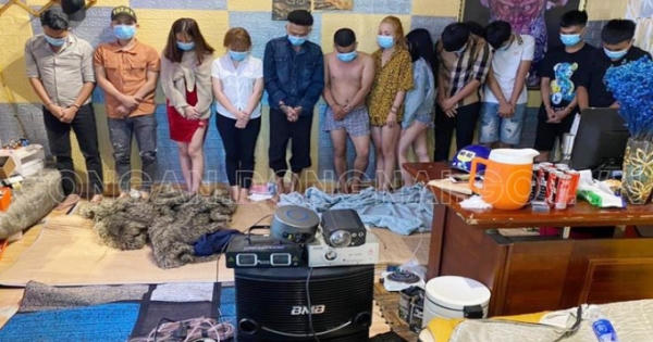 Bay lắc tại nhà trọ, 22 đối tượng đã bị bắt giữ