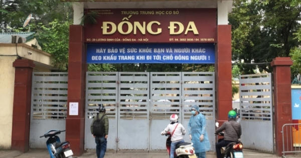 Một học sinh tường THCS Đống Đa phải nhập viện do ngã từ tầng 2 toà nhà xuống đất