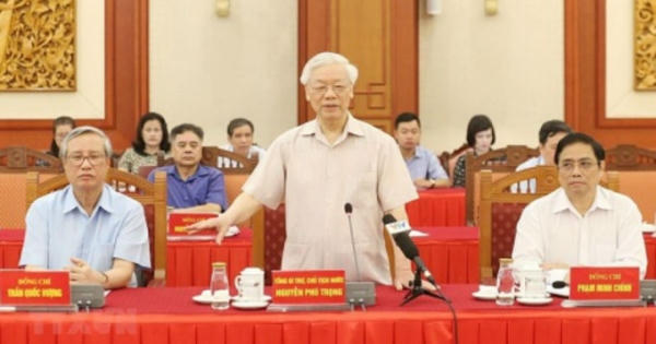 Nguyên lãnh đạo Đảng, Nhà nước góp ý dự thảo văn kiện Đại hội XIII Nguyên lãnh đạo Đảng, Nhà nước góp ý dự thảo văn kiện Đại hội XIII