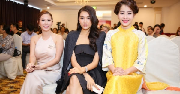 Hoa hậu Thu Hoài, Hà Thu, Lệ Hằng rạng rỡ mừng Nam Em ra single