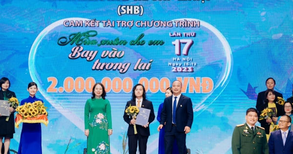 SHB ủng hộ 2 tỷ đồng góp phần mang “mùa xuân cho em” dịp Tết Nhâm Nhìn