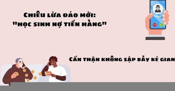 Công an Hà Nội cảnh báo chiêu thức lừa đảo "học sinh nợ tiền hàng"