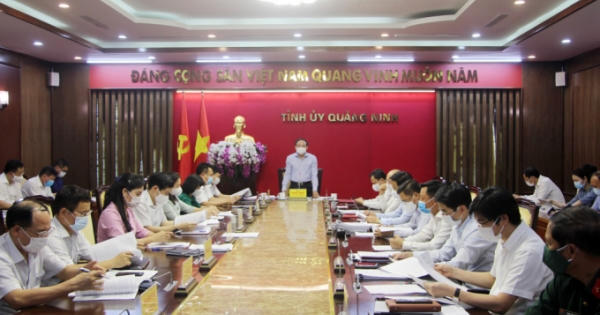 Quảng Ninh: Siết chặt cơ chế phòng chống dịch Covid-19 mức độ cao nhất từ tỉnh đến các thôn, tổ dân phố Quảng Ninh: Siết chặt cơ chế phòng chống dịch Covid-19 mức độ cao nhất từ tỉnh đến các thôn, tổ dân phố