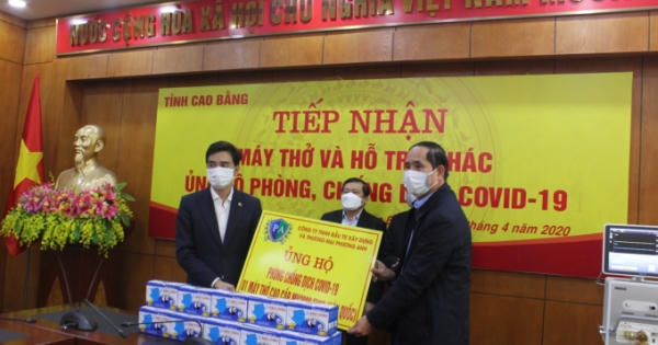 Cao Bằng: Tiếp nhận nguồn lực ủng hộ công tác phòng chống Covid-19