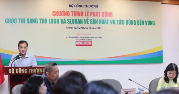 Phát động Cuộc thi 'Sáng tạo logo và slogan về sản xuất và tiêu dùng bền vững'