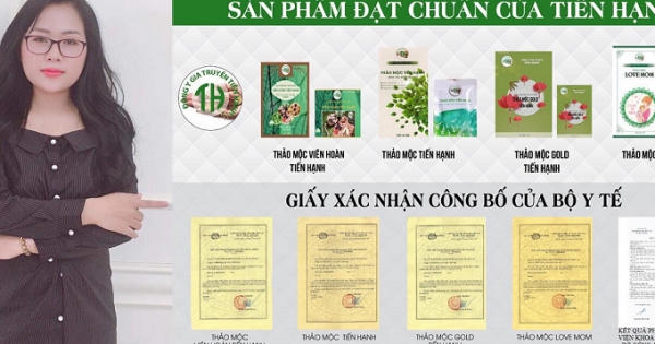 TPCN Tiến Hạnh được Bộ Y tế cấp phép lưu hành, Viện Khoa học hình sự - Bộ Công an kiểm nghiệm chất lượng