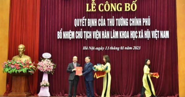 Bổ nhiệm ông Phan Chí Hiếu giữ chức Chủ tịch Viện Hàn lâm Khoa học xã hội Việt Nam