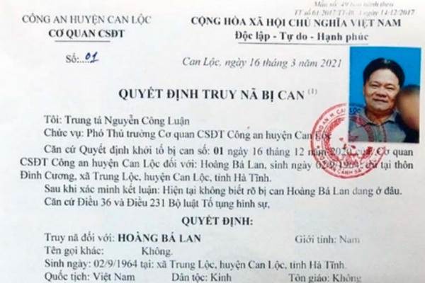 Truy nã "yêu râu xanh" quan hệ tình dục với bé gái 13 tuổi rồi bỏ trốn