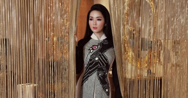 Hoa hậu đền Hùng Giáng My biến ảo với bộ sưu tập mới của Võ Việt Chung