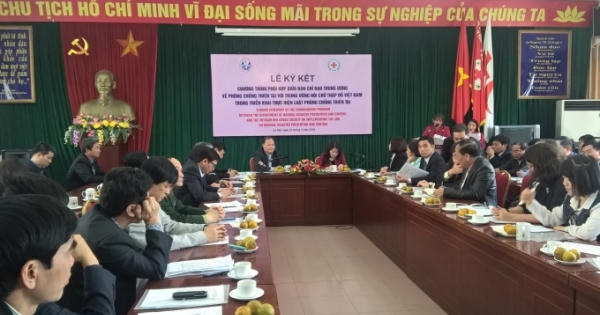 Ký kết triển khai thực hiện luật phòng chống thiên tai 2016-2020