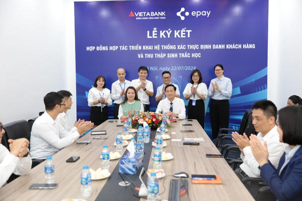 VietAbank hợp tác cùng Epay triển khai hệ thống xác thực định danh khách hàng và thu thập sinh trắc học VietAbank hợp tác cùng Epay triển khai hệ thống xác thực định danh khách hàng và thu thập sinh trắc học