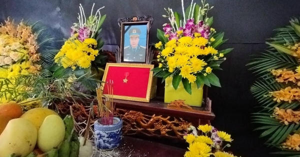 Phi công hy sinh khi bay huấn luyện được cấp bằng "Tổ quốc ghi công"