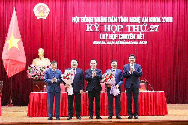 Nghệ An: Có thêm 2 Phó Chủ tịch UBND tỉnh