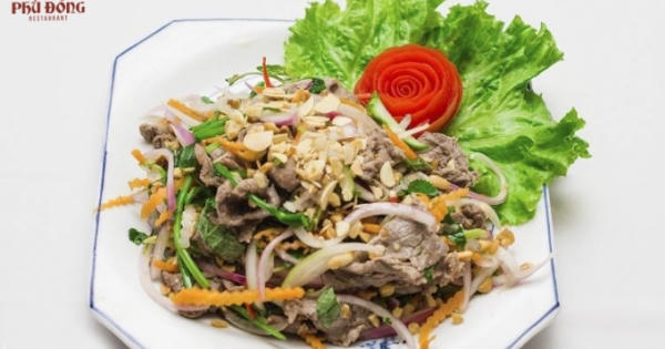 Nộm bắp bò cần tây - món ăn giải nhiệt cho bữa cơm gia đình