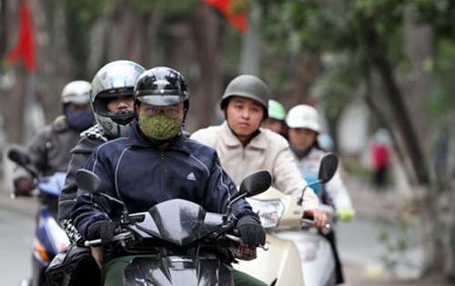 Hà Nội trời rét 13 độ