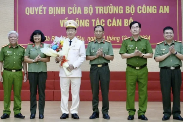 Đại tá Vũ Như Hà được điều động làm Giám đốc Công an tỉnh Bà Rịa-Vũng Tàu