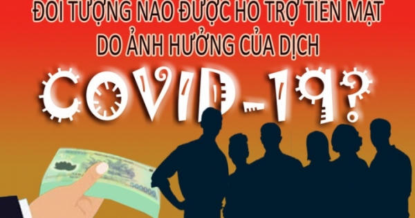 Đối tượng nào được hỗ trợ tiền mặt do ảnh hưởng của dịch Covid-19?