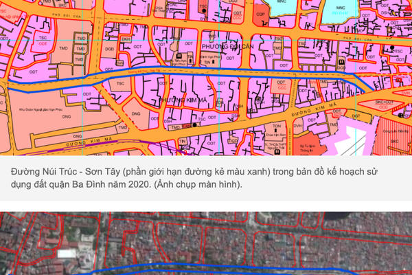 Vướng mắc giải phóng mặt bằng dự án Núi Trúc - Sơn Tây
