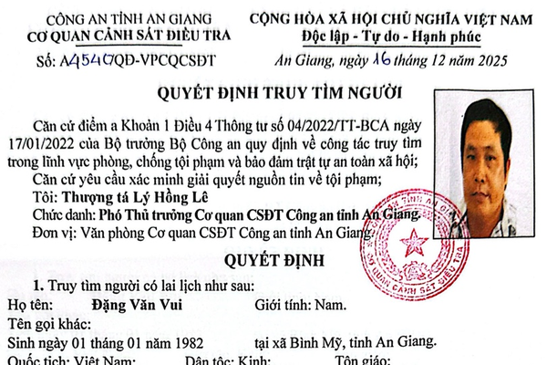 An Giang: Truy tìm người bị tố lừa đảo chiếm đoạt trên 28 tỷ đồng