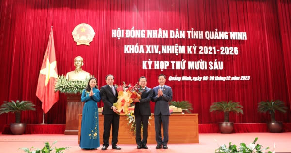 Ông Cao Tường Huy giữ chức Chủ tịch UBND tỉnh Quảng Ninh