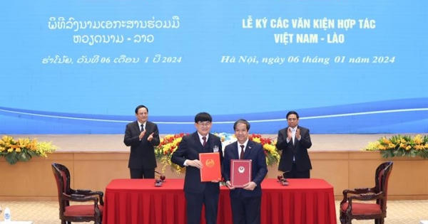 Việt Nam và Lào ký kết Kế hoạch hợp tác về giáo dục năm 2024