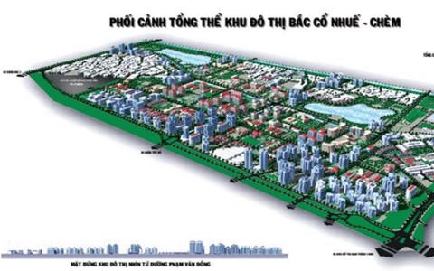 Hà Nội: Phê duyệt đồ án Điều chỉnh cục bộ Quy hoạch chi tiết khu vực Bắc Cổ Nhuế - Chèm