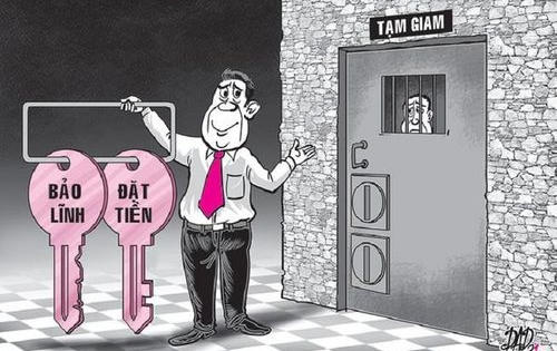 Bị can nộp bao nhiêu tiền thì được tại ngoại?