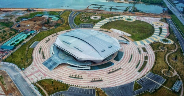 Nhà thi đấu được mệnh danh 'Thần rùa' ở Quảng Ninh