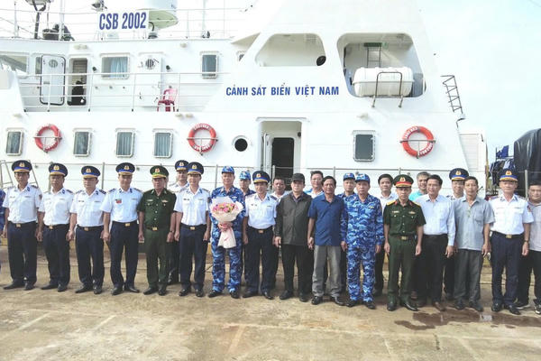BTL Vùng Cảnh sát biển 4 kết thúc tốt đẹp chuyến khảo sát thực tế vùng biển Tây Nam