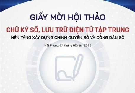 Hải Phòng: Chuẩn bị tổ chức Hội thảo khoa học về “Chữ ký số và Lưu trữ điện tử”