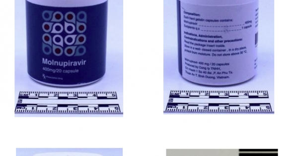 Không tìm thấy công ty sản xuất thuốc giả Molnupiravir phát hiện tại Thụy Sĩ ghi sản xuất tại Bình Dương